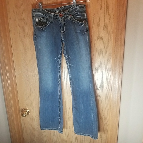 Big Star Casey 27R Distressed Denim Blue Jeans - Picture 2 of 8